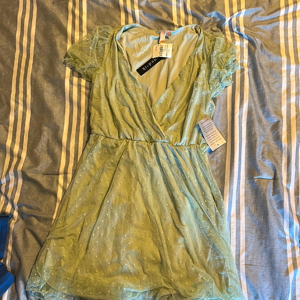 Green dress. Brand new